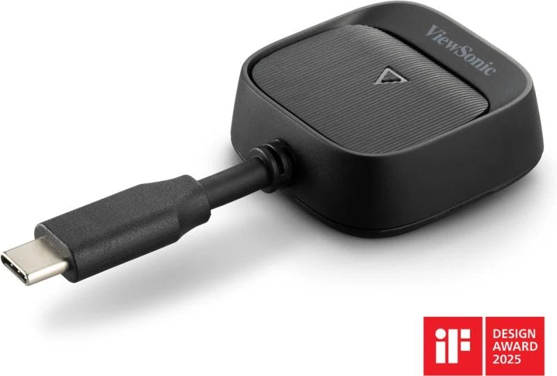 ViewSonic ViewShare WPD-900 Wireless Screen Casting Kit, Plug-and-Play, 1080p Full HD, USB-C with Pass-Through Charging, 30m Range ViewSonic ViewShare WPD-900 Wireless Screen Casting Kit, Plug-and-Play, 1080p Full HD, USB-C with Pass-Through Charging, 30m Range